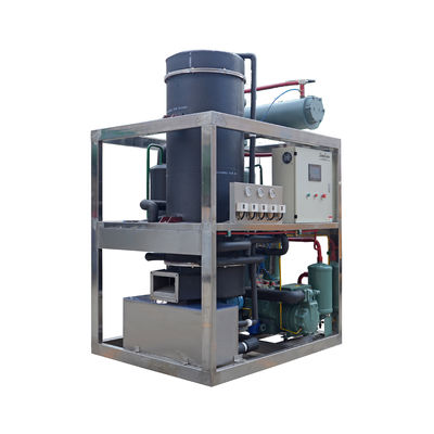 Good price 1320x1000x1660 mm Industrial Tube Ice Machine 1ton 1000kg for Business Compressor Power 4.5 kw online