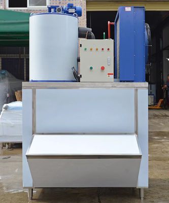 Good price Commercial 3ton Ice Block Making Machine 3000kg Flake Ice Machine with 12.8kw Total Power and 1690x1670x2550mm Dimensions online
