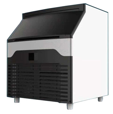 Good price 220V Stainless Steel Air-cooled Ice Maker Machine 120kg Commercial Cube Ice Machine for Your Barbecue Restaurant online