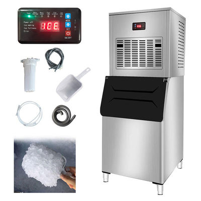 Good price 300KG Snowflake Ice Making Maker Automatic Commercial Snow Ice Maker for Business Food English Ice Storage 150kg online