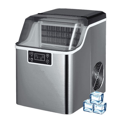 Good price Stainless Steel Countertop Ice Maker 20kg Mini Portable Ice Cube Block Production for Food and Beverage online