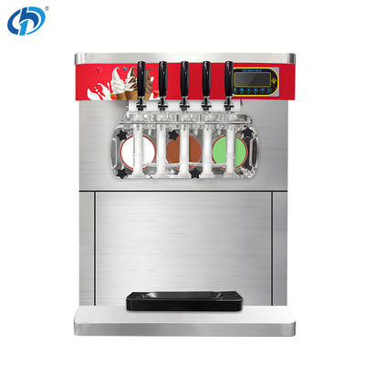 Good price 5 Flavors Automatic Soft Serve Yogurt Commercial Ice Cream Maker Ideal for Commercial Product Size 635x630x745 mm online