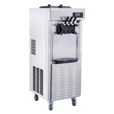 Good price 110-220V/50-60Hz Soft Serve Ice Cream Maker Machine 3 Flavors Commercial Ice Cream Making Machines for Food Beverage Shops online