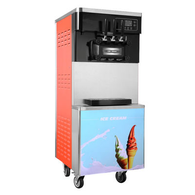 Good price 3 Flavors Automatic Soft Serve Commercial Ice Cream Machine for Household in Pakistan Material Cylinder Capacity 6Lx2 online