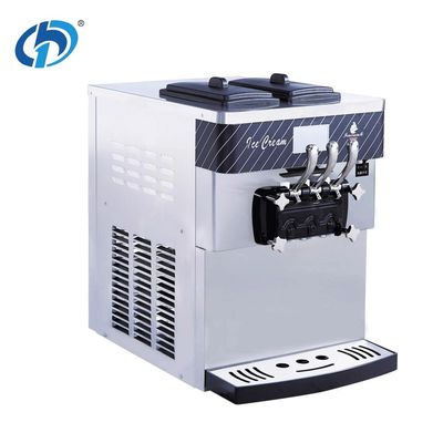 Good price Stainless Steel Table Top 3 Flavors Commercial Automatic Soft Serve Ice Cream Maker Machine 540*785*835 mm 86KG online