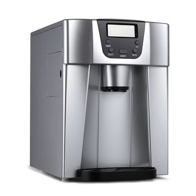 Good price UV printing 2 in 1 Water Dispenser 20kg Bullet Ice Making Small Home Commercial Ice Maker Machines for Business Automatic online