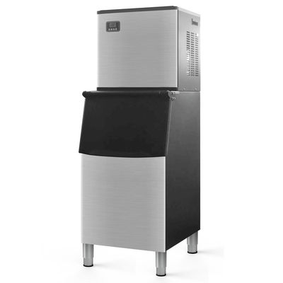 Good price 350kg/24h Stainless Steel Automatic Commercial Ice Cube Maker Machine for Business Food Beverage Truck Square Ice Shape online
