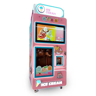 Good price Professional Automatic Soft Serve Ice Cream Vending Machine with Cup Volume 80-100g and Machine Size 900x900x2260mm online